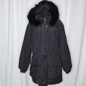 Gallery Vintage Parka w/ Fox Fur-Trimmed Hood- Size L